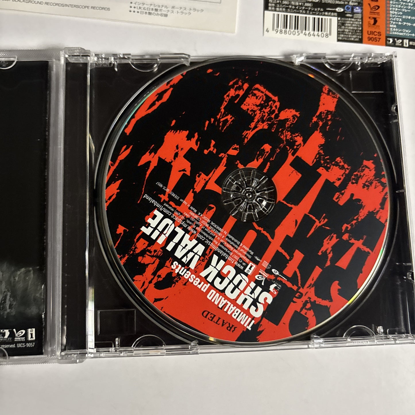 Timbaland – Shock Value (CD, 2007) uics-9057 Japan Bonus Track, Obi