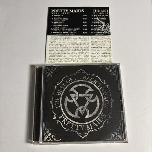 Pretty Maids – The Best Of... Back To Back (CD, 1998) esca-7332 Japan