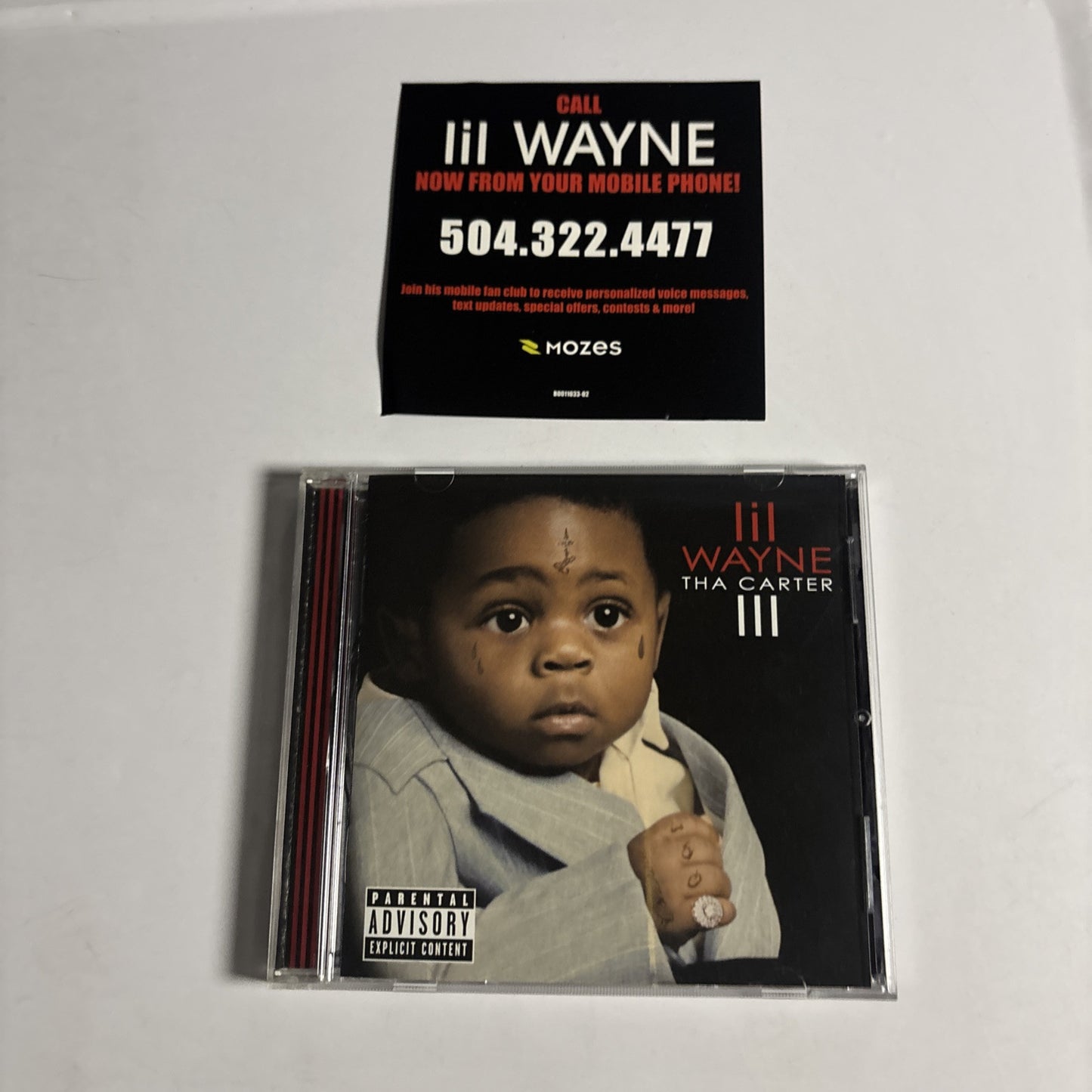 Lil Wayne – Tha Carter III (CD, 2008) B0011033-02 IN02
