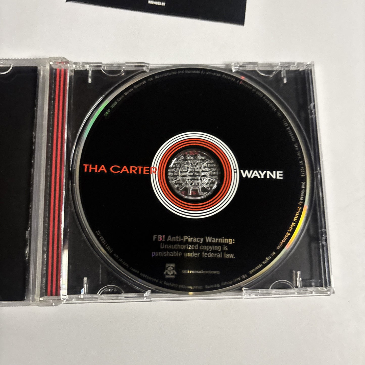 Lil Wayne – Tha Carter III (CD, 2008) B0011033-02 IN02