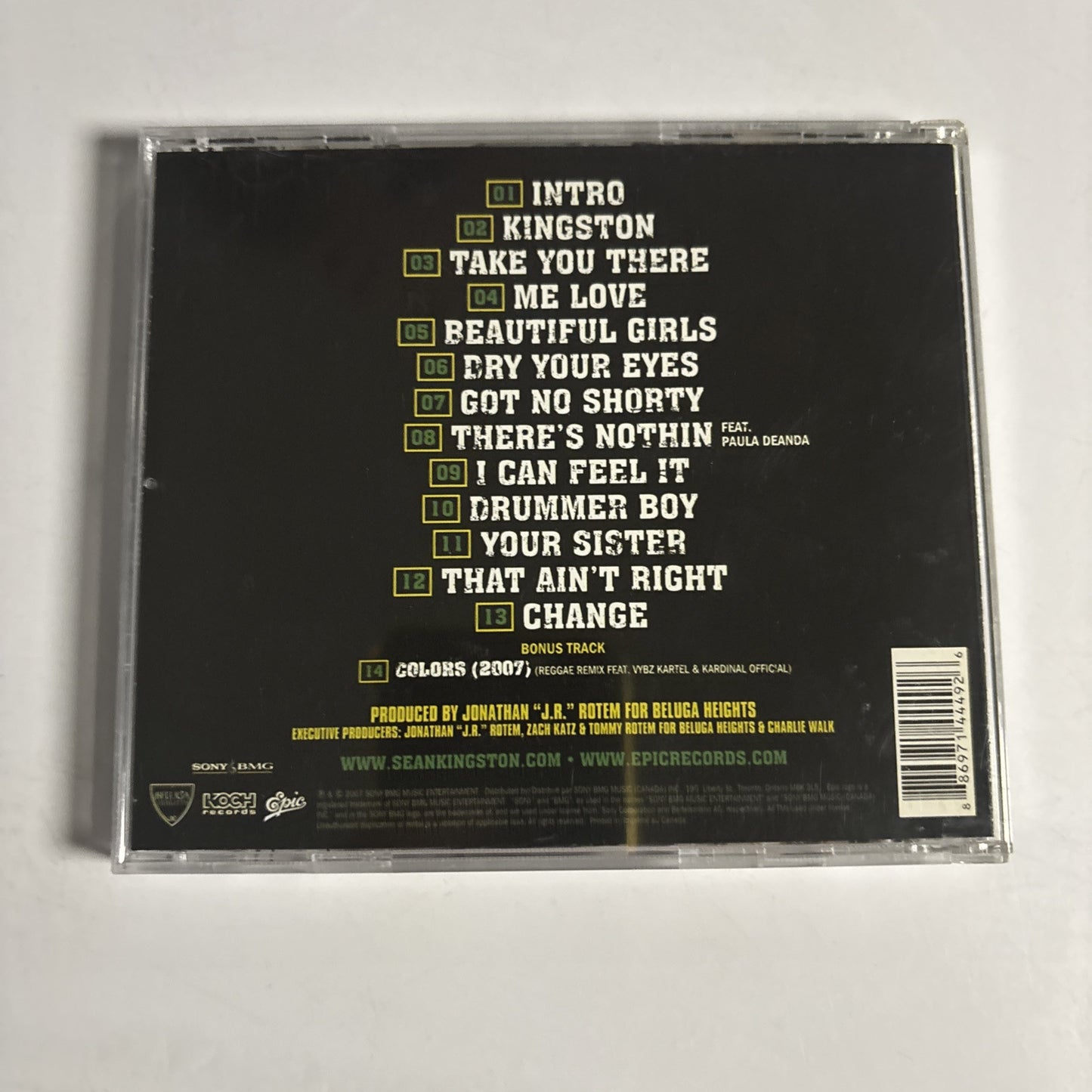 Sean Kingston – Sean Kingston (CD, 2006)  Japan