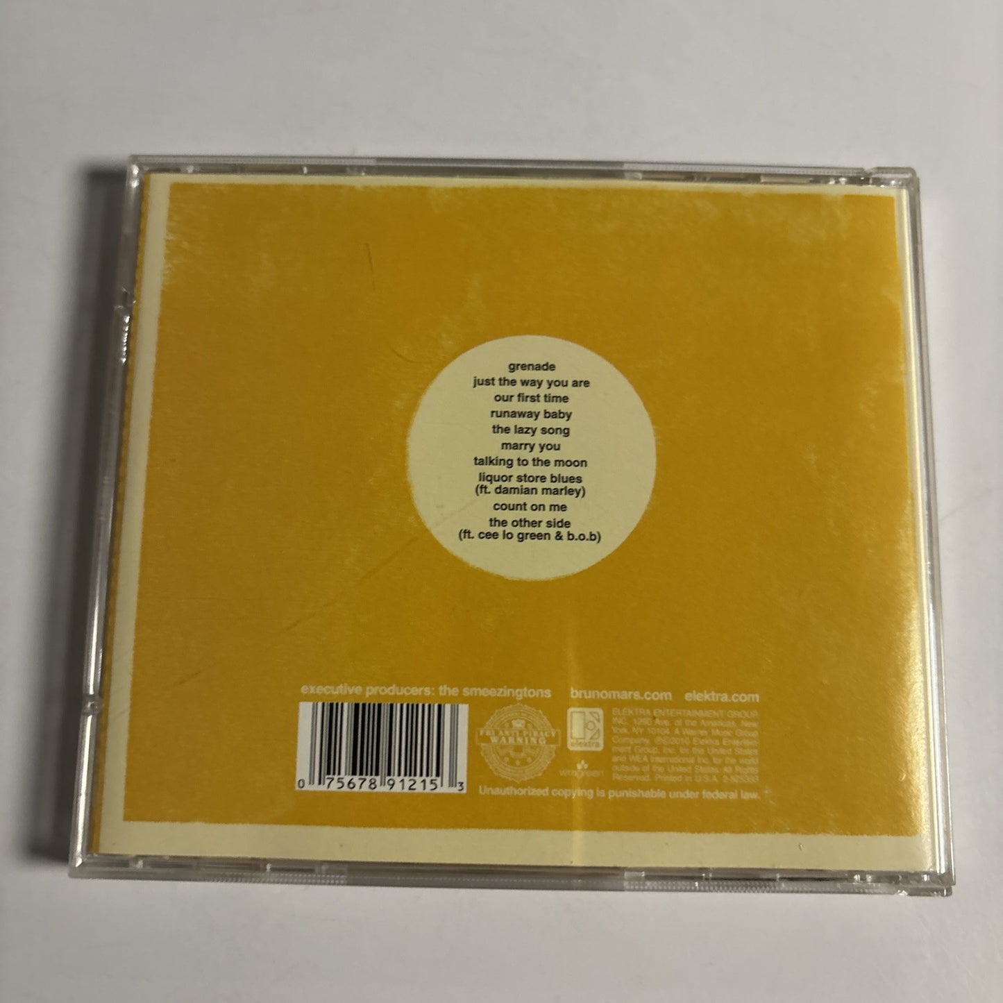 Bruno Mars – Doo-Wops & Hooligans (CD, 2010)