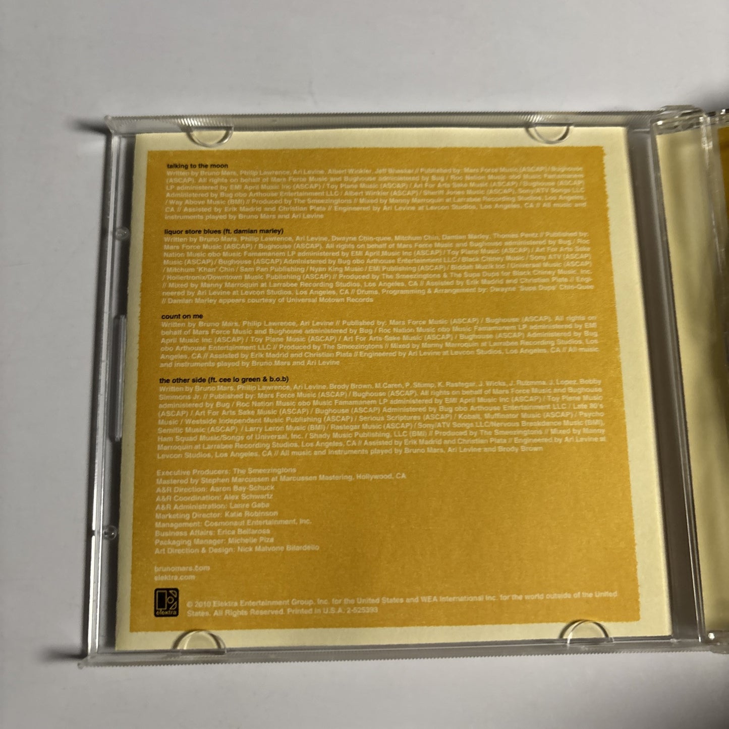 Bruno Mars – Doo-Wops & Hooligans (CD, 2010)