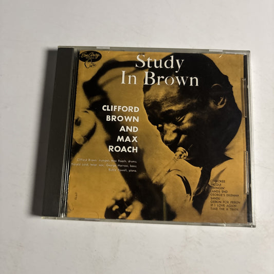 Clifford Brown And Max Roach – Study In Brown (CD, 1993) ejd-3003 Japan