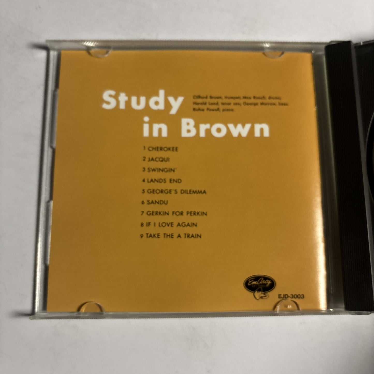 Clifford Brown And Max Roach – Study In Brown (CD, 1993) ejd-3003 Japan