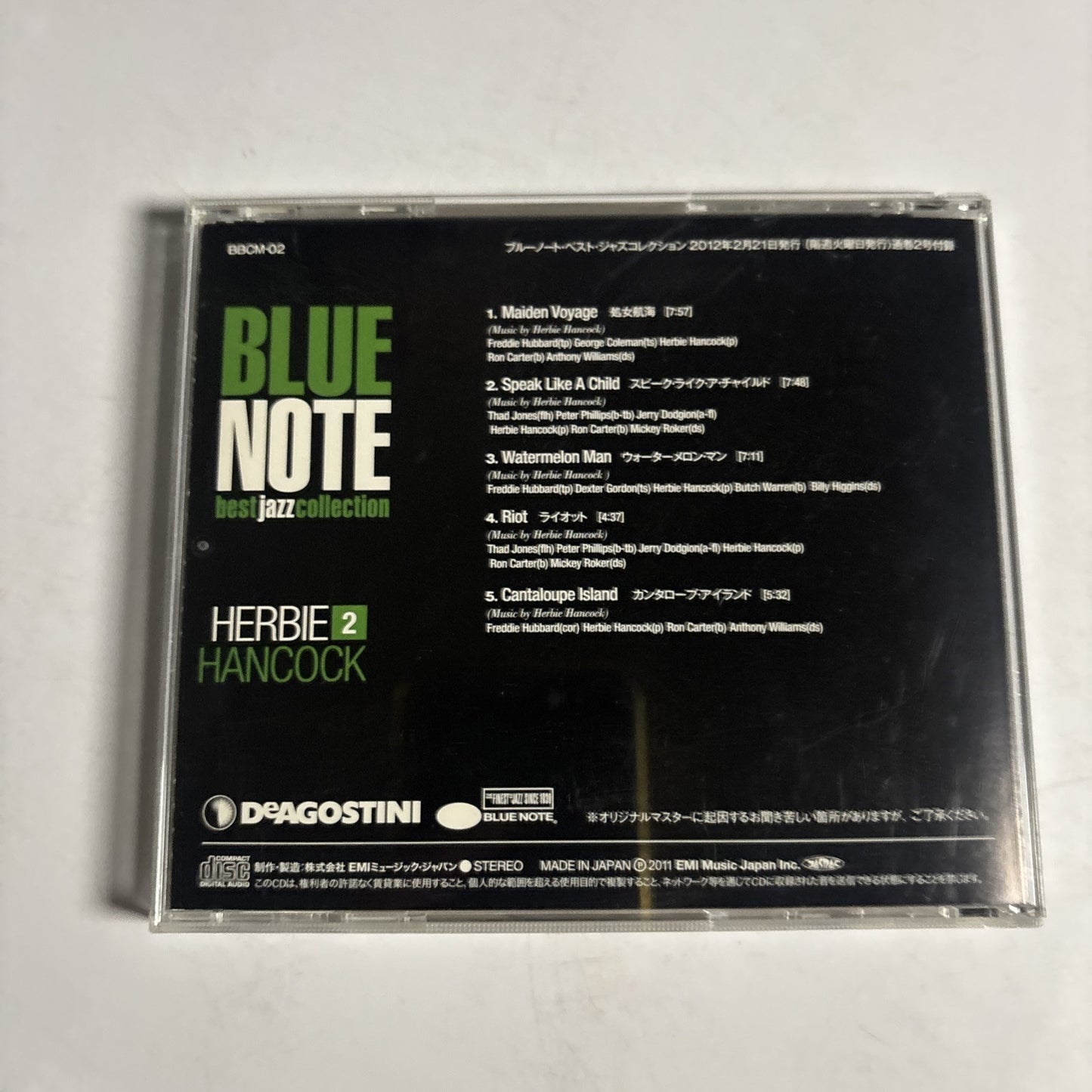 Herbie Hancock – Blue Note Best Jazz Collection 2 (CD, 2012) bbcm-02 Japan