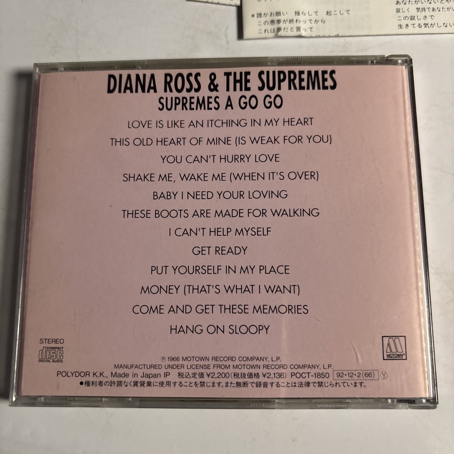 The Supremes – A' Go-Go (CD, 1966) poct-1850 Japan obi