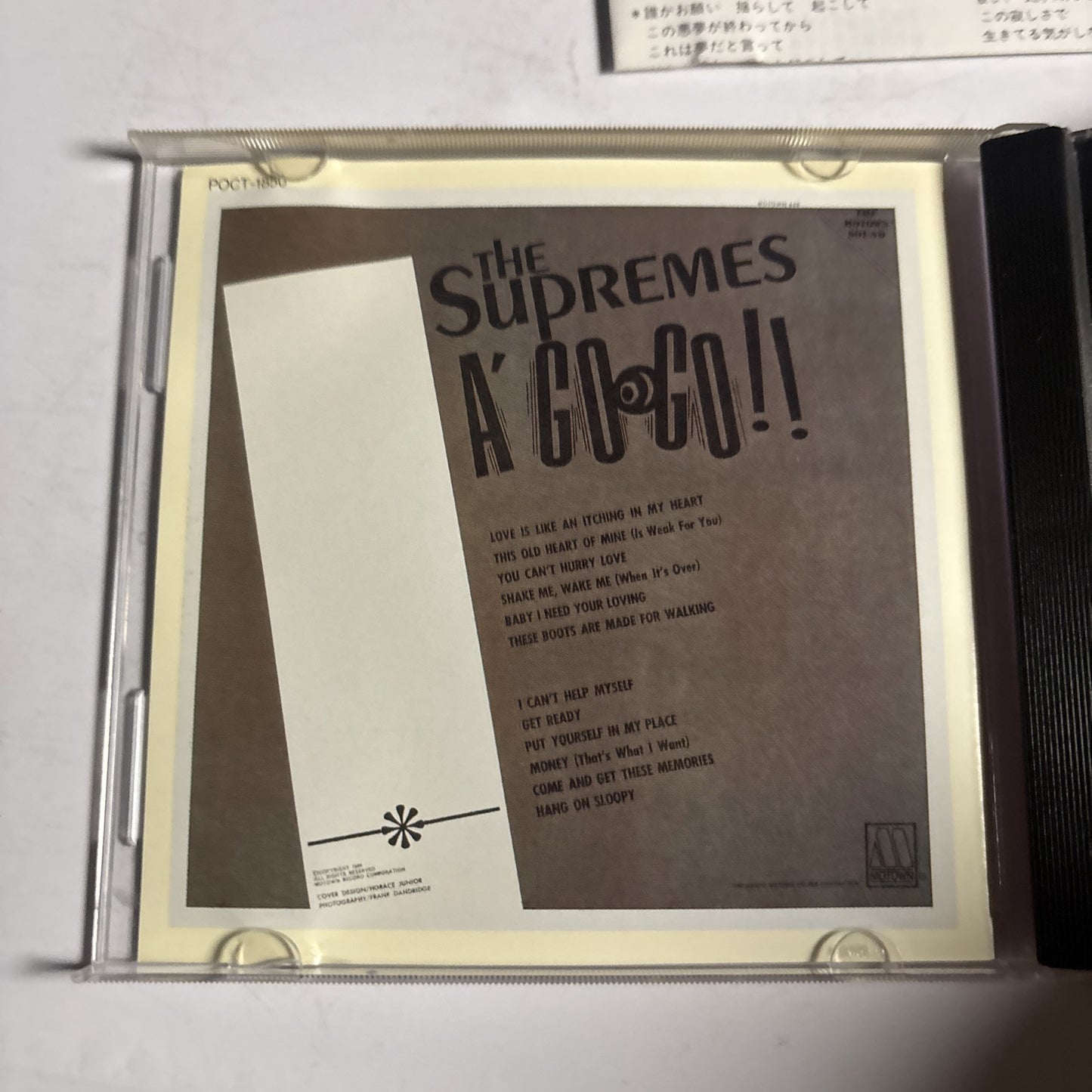 The Supremes – A' Go-Go (CD, 1966) poct-1850 Japan obi