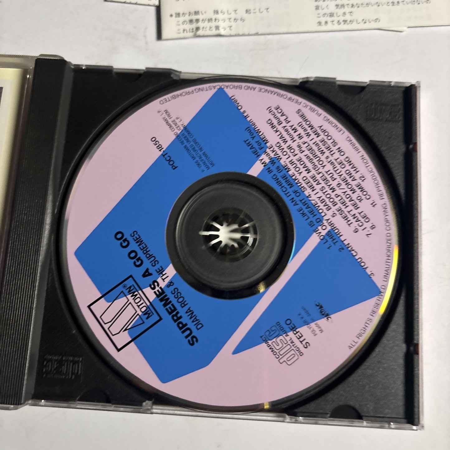 The Supremes – A' Go-Go (CD, 1966) poct-1850 Japan obi