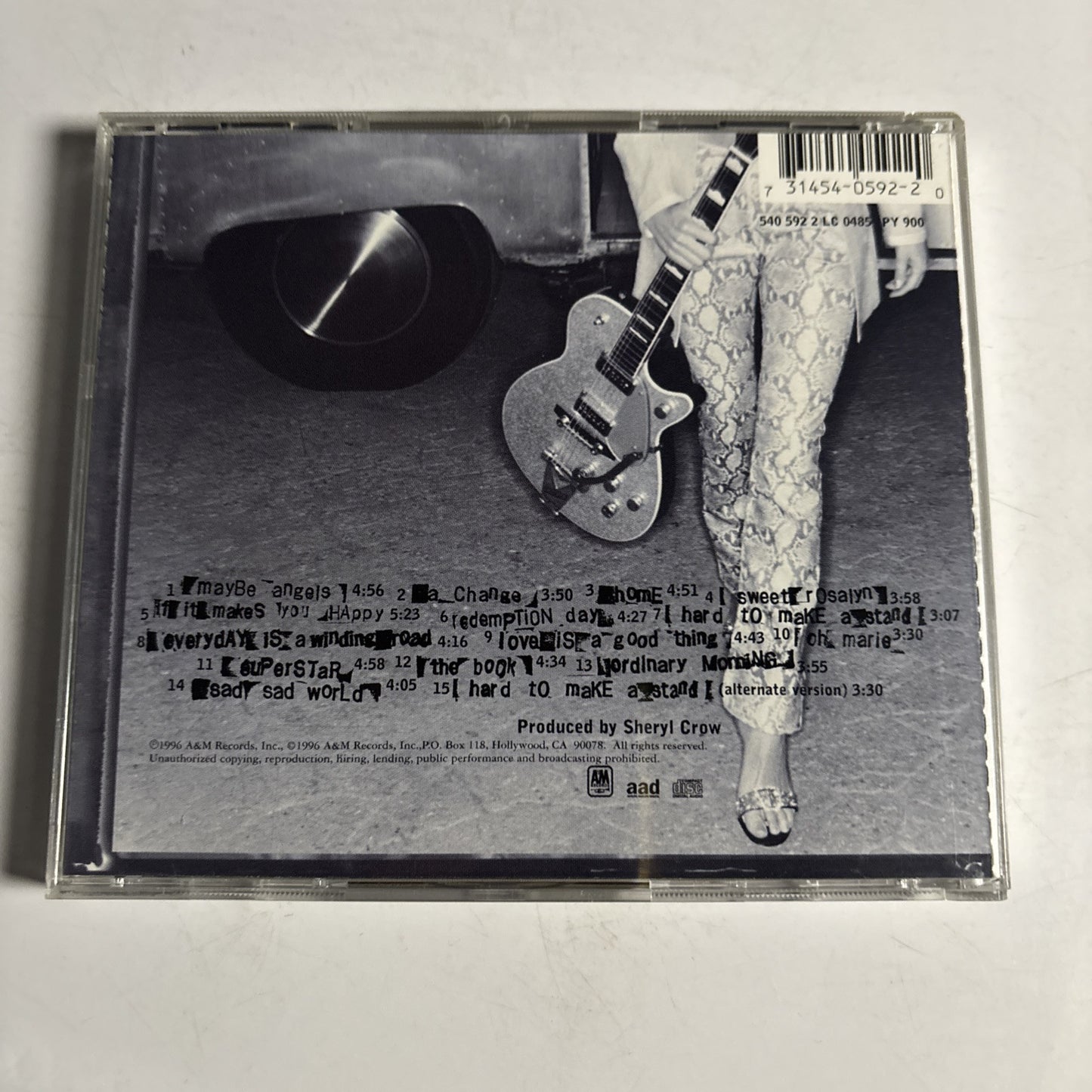 Sheryl Crow – Sheryl Crow (CD, 1996) 540 592-2