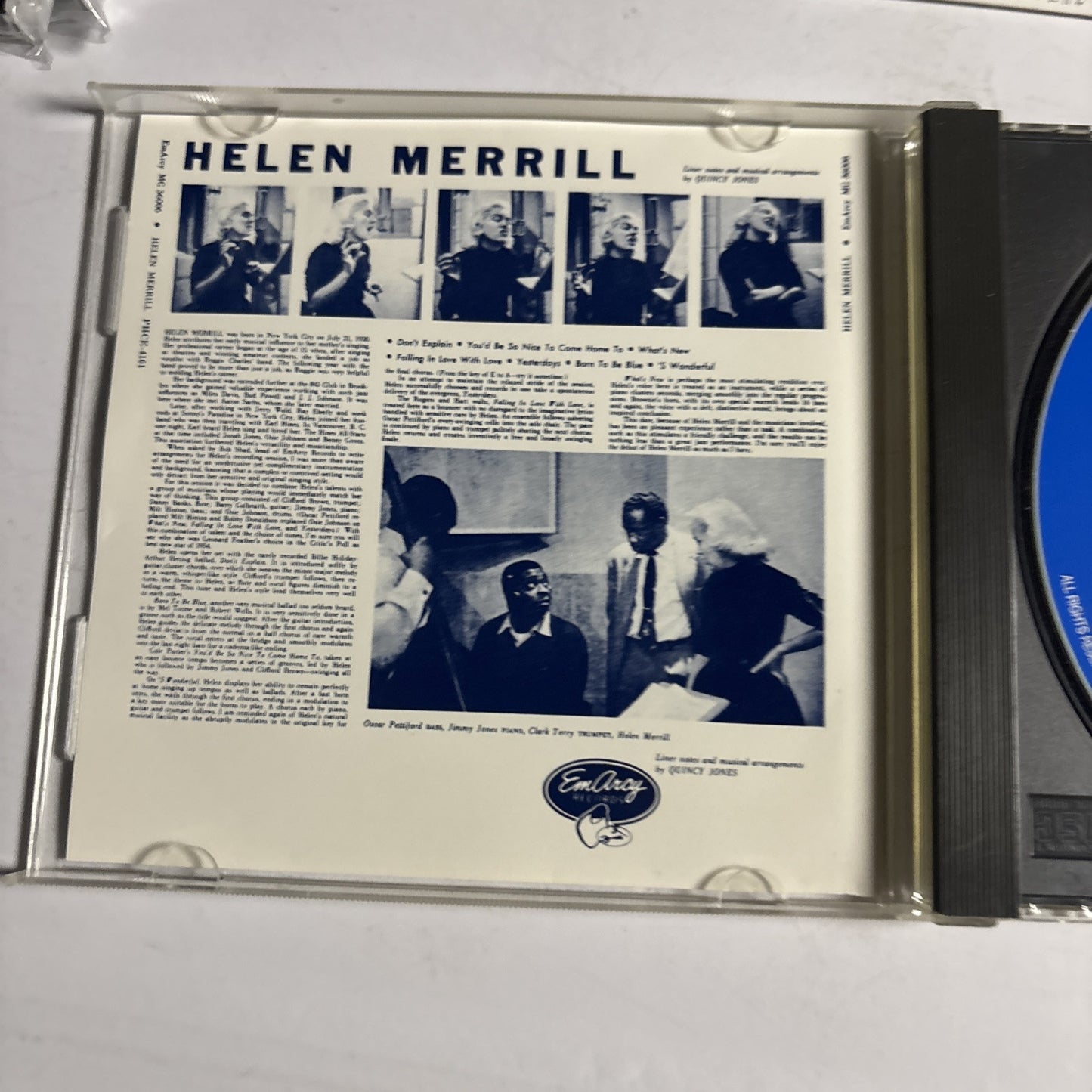 Helen Merrill – Helen Merrill (CD, 1997) phce-4161 Japan