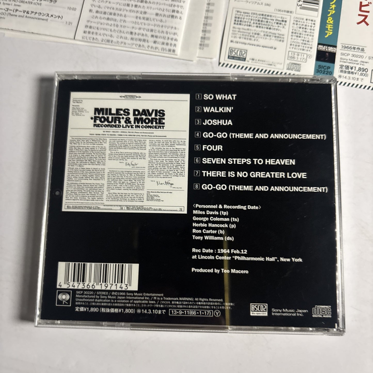 Miles Davis – Four & More Recorded Live In Concert (CD Blu-spec CD2 2013) Japan