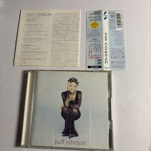 Puff Johnson – Miracle (CD, 1996) srcs-7994 Japan Bonus Track, Obi