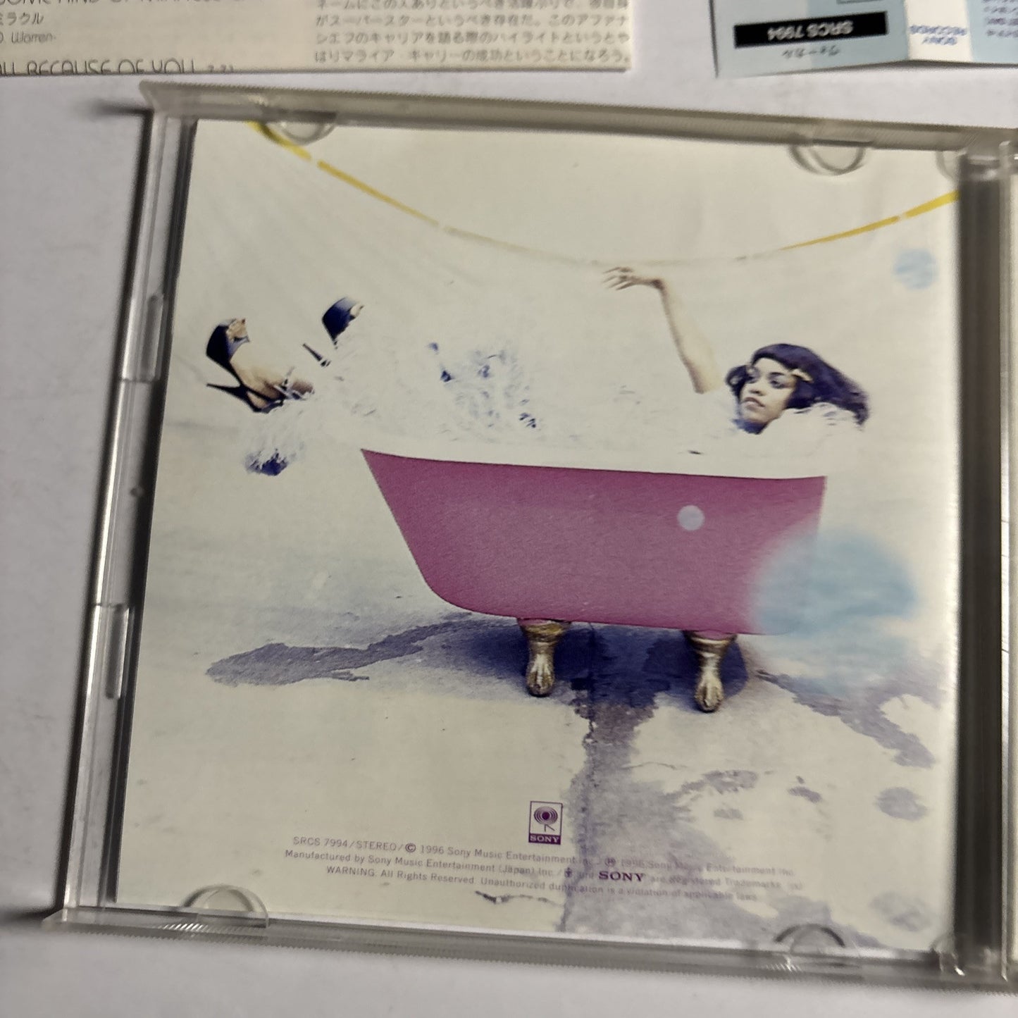 Puff Johnson – Miracle (CD, 1996) srcs-7994 Japan Bonus Track, Obi