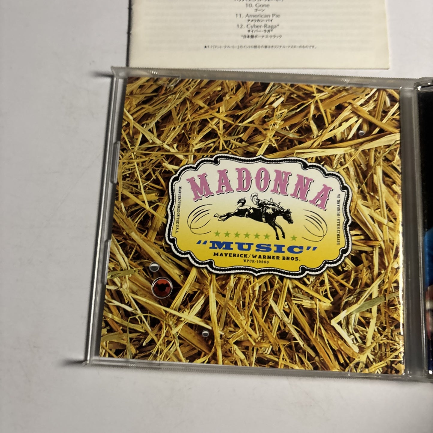 Madonna – Music (CD, 2000) wpcr-10900 Japan Bonus Track