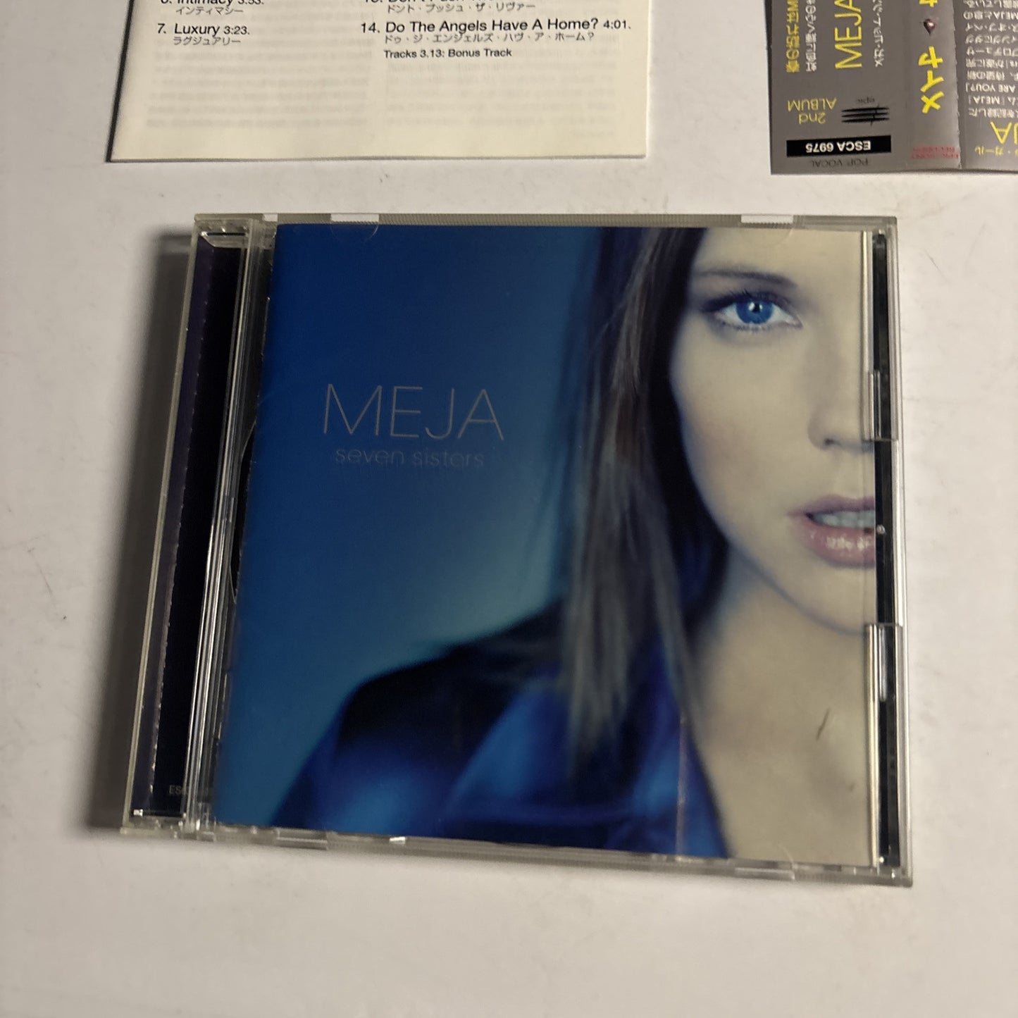 Meja – Seven Sisters (CD, 1998) esca-6975 Japan Bonus Track, Obi