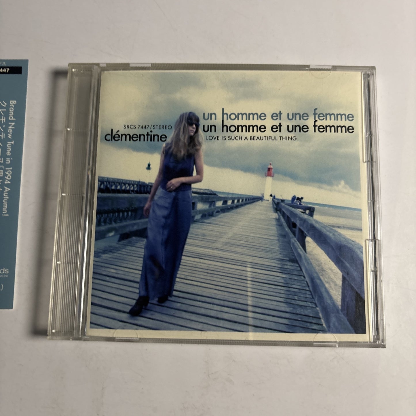 Clémentine – Un Homme Et Une Femme (CD, 1994) srcs-7447 Japan obi