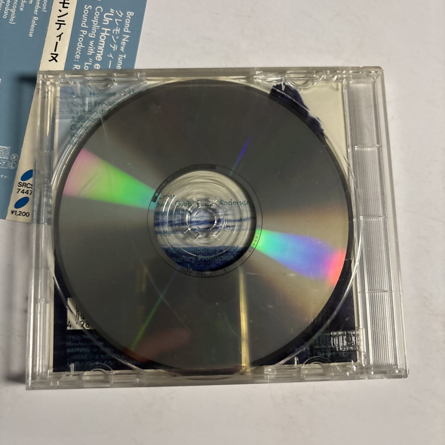 Clémentine – Un Homme Et Une Femme (CD, 1994) srcs-7447 Japan obi