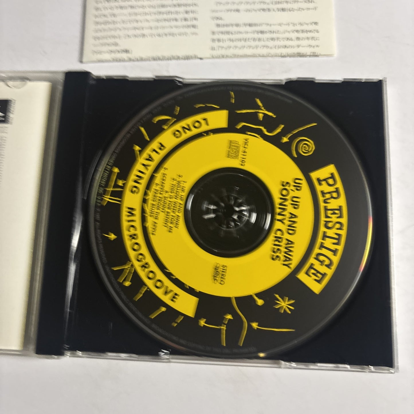 Sonny Criss – Up, Up And Away (CD, 1997) vicj-41102 Japan