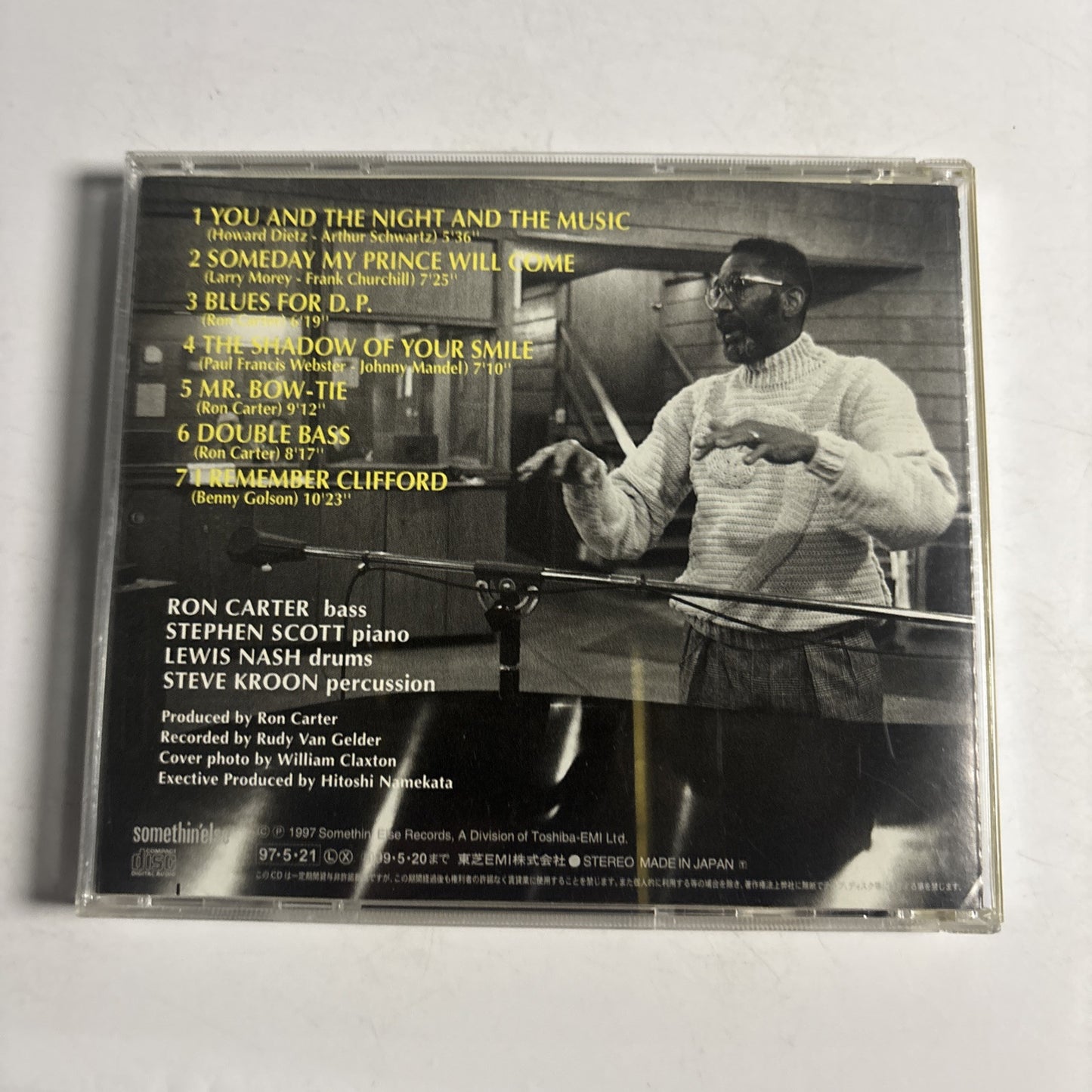 Ron Carter – The Bass And I (CD, 1997) tocj-5585 Japan