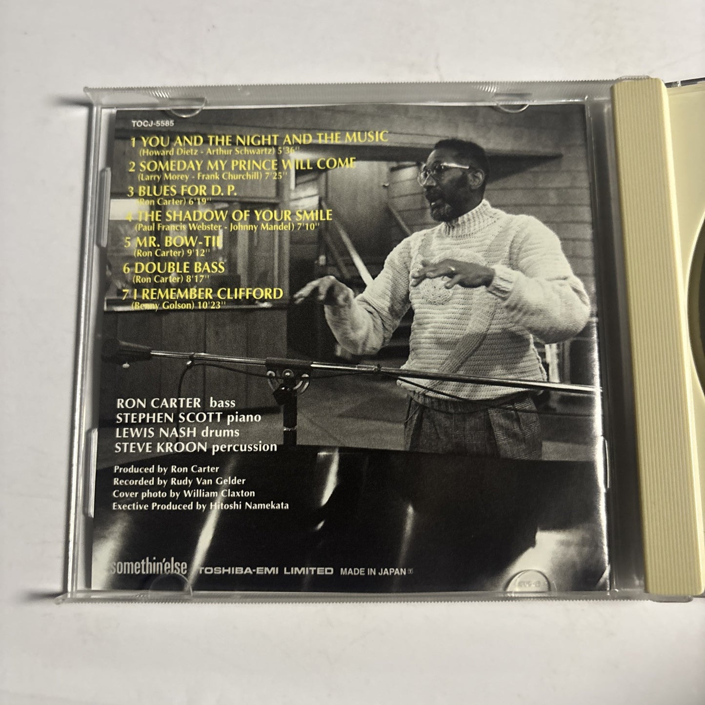 Ron Carter – The Bass And I (CD, 1997) tocj-5585 Japan