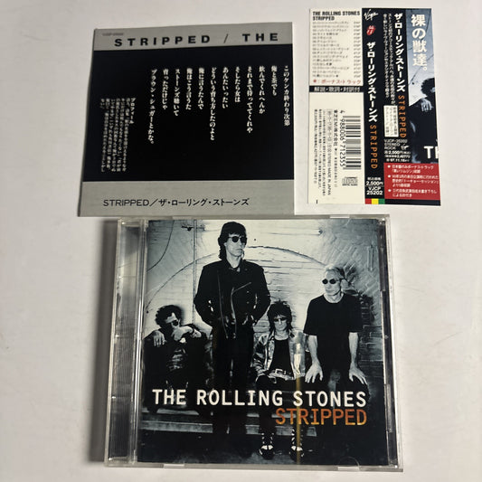 The Rolling Stones – Stripped (CD, 1995) vjcp-25202 Japan obi