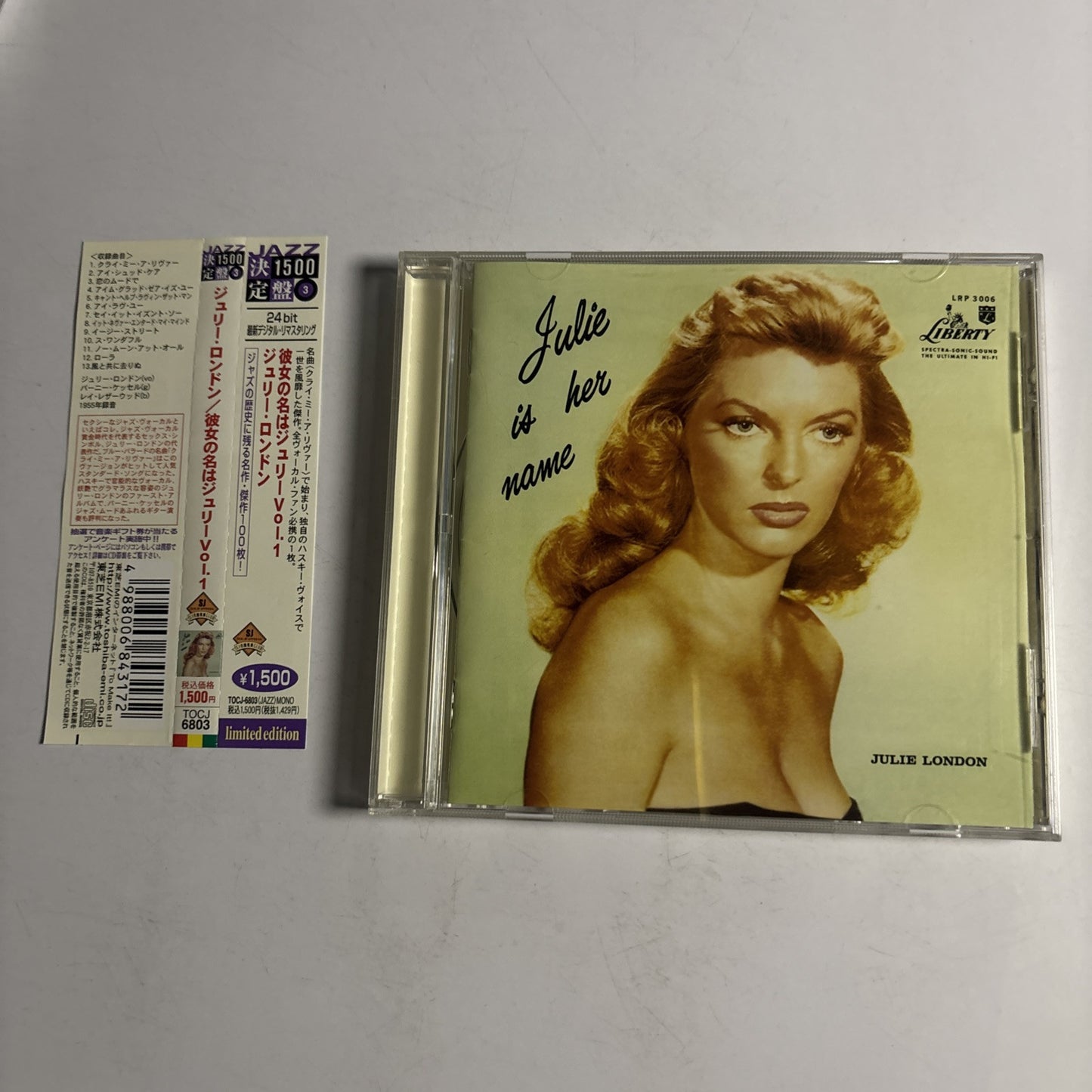 Julie London – Julie Is Her Name Vol. 1 (CD, 1955) tocj-6803 Japan obi