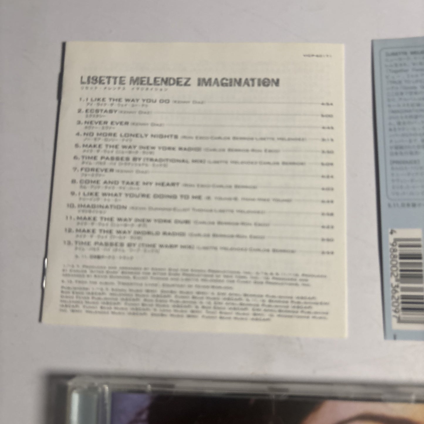 Lisette Melendez – Imagination (CD, 1997) vicp-60171 Japan obi
