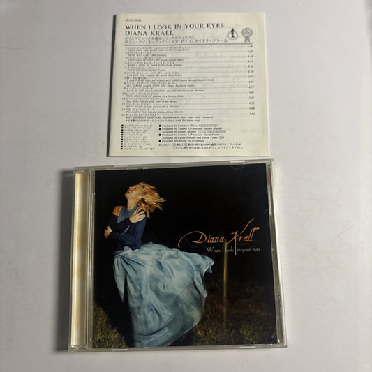 Diana Krall – When I Look In Your Eyes (CD, 1999) uccv-9230 Japan