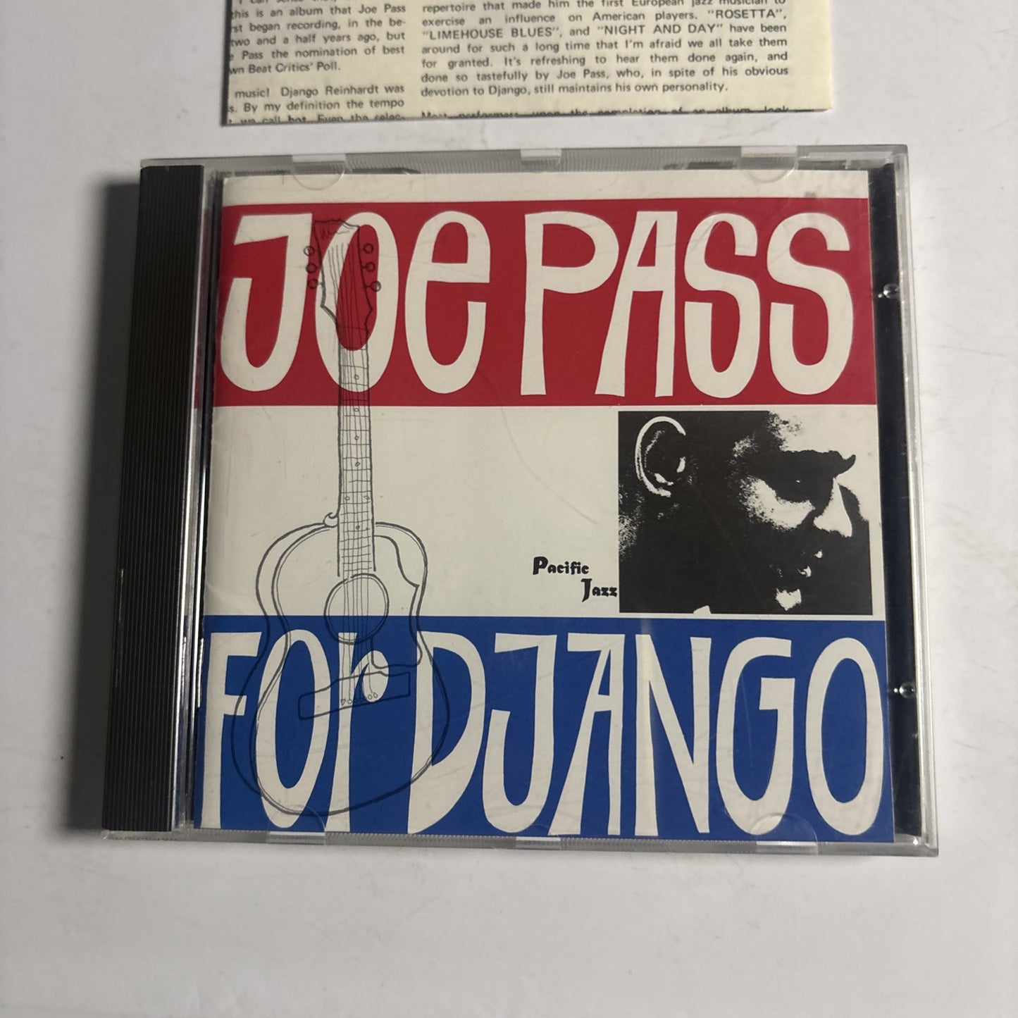 Joe Pass – For Django (CD, 1990) tocj-5309 Japan
