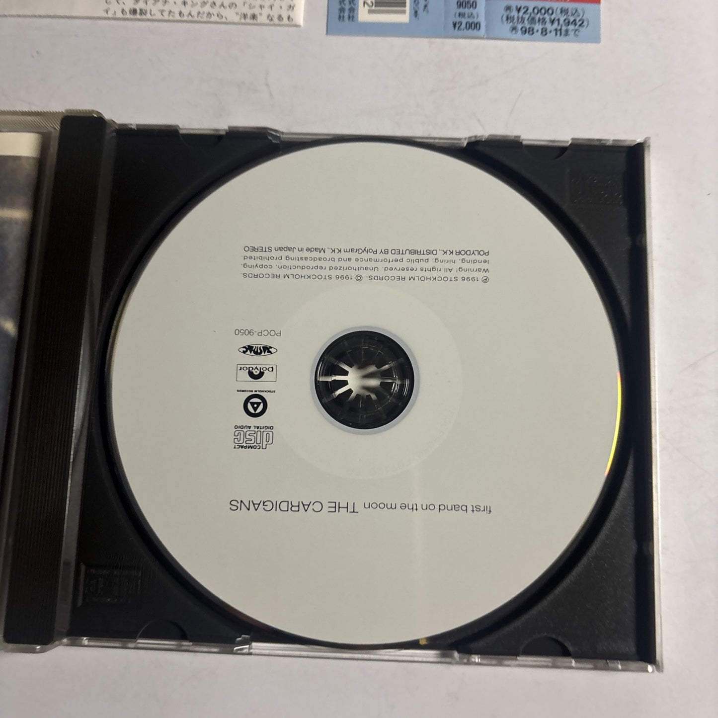 The Cardigans – First Band On The Moon (CD 1996) pocp-9050 Japan Bonus Track Obi