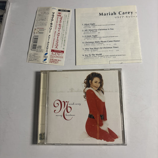 Mariah Carey – Merry Christmas (CD, 1994) srcs-7492 Japan obi