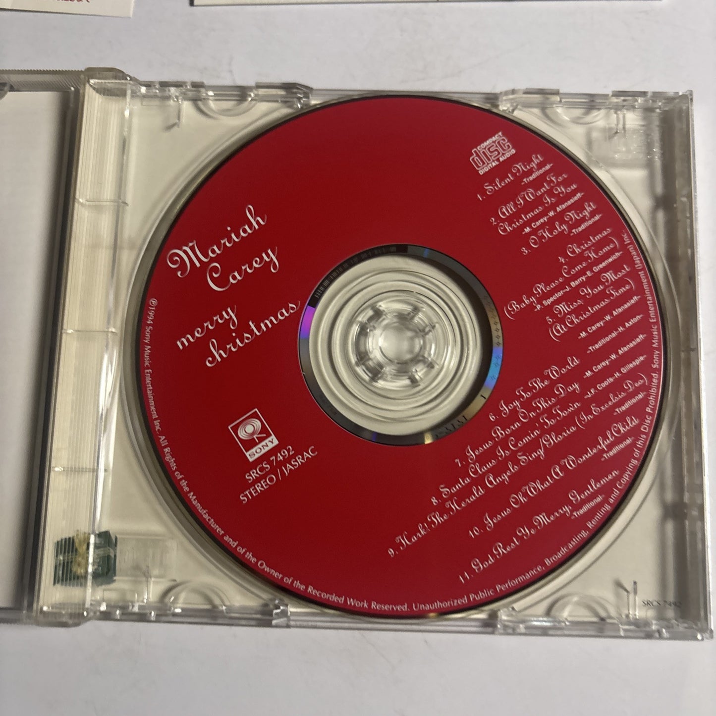 Mariah Carey – Merry Christmas (CD, 1994) srcs-7492 Japan obi