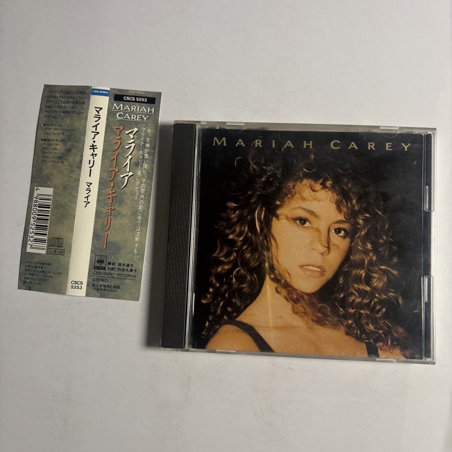 Mariah Carey – Mariah Carey (CD, 1990) cscs-5253 Japan obi