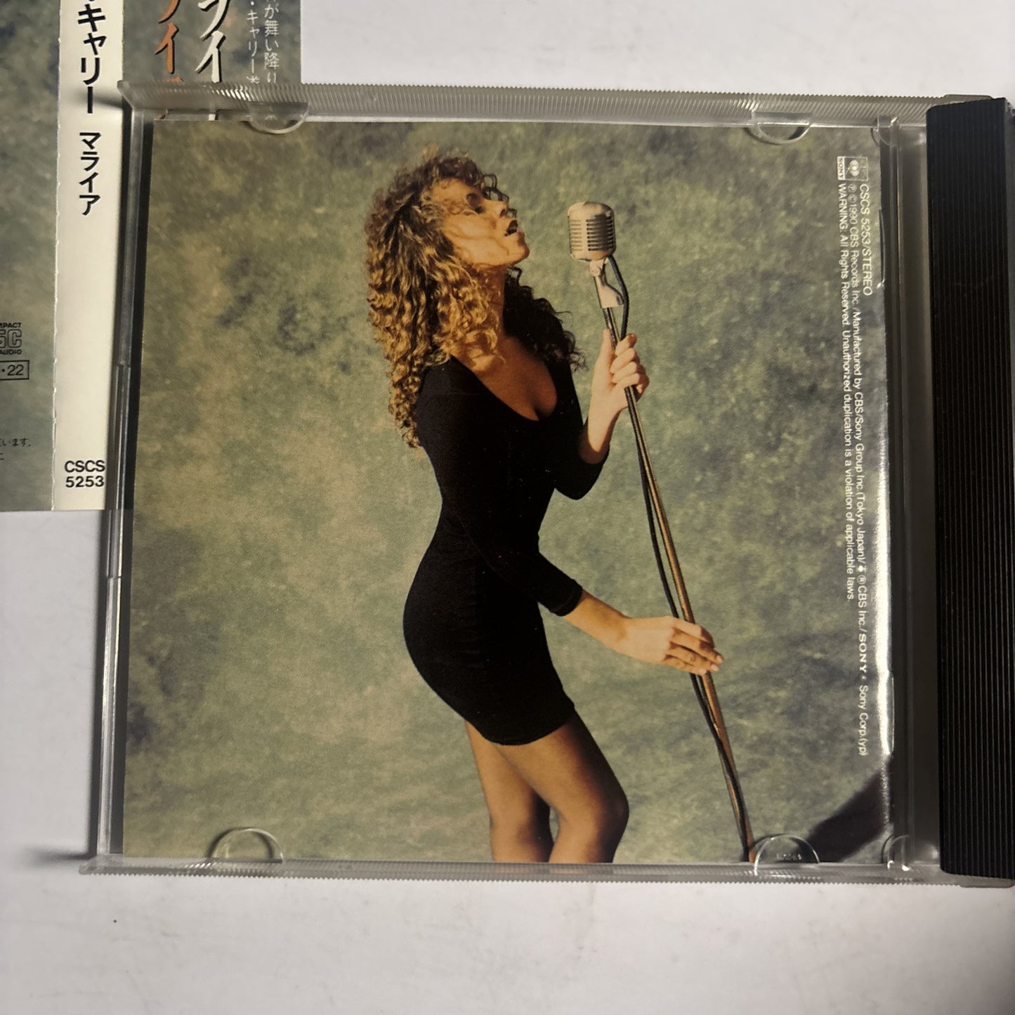 Mariah Carey – Mariah Carey (CD, 1990) cscs-5253 Japan obi