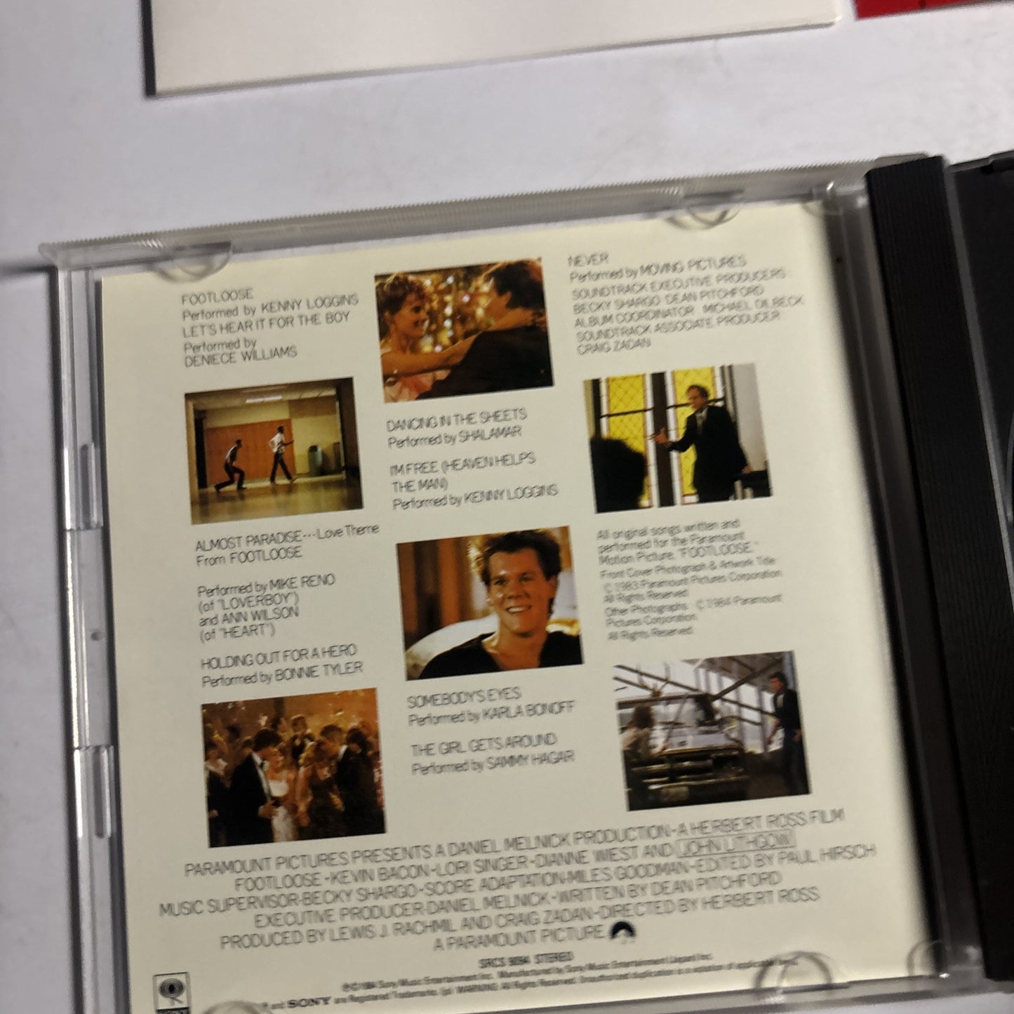 Footloose - Original Soundtrack Of The Motion Picture (CD, 1996) Japan obi