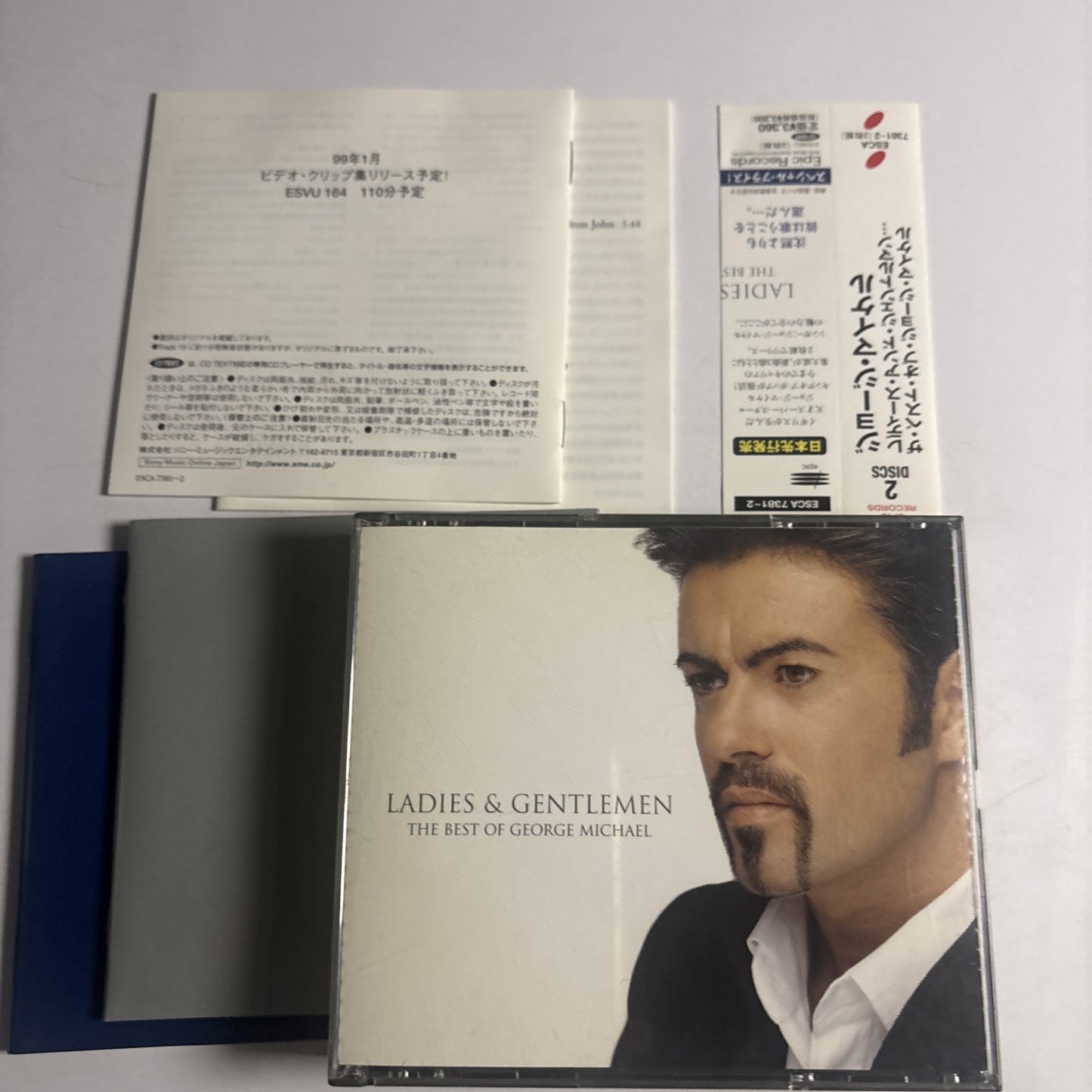 George Michael – Ladies & Gentlemen (The Best Of) (CD, 1998, 2-Disc) Japan obi
