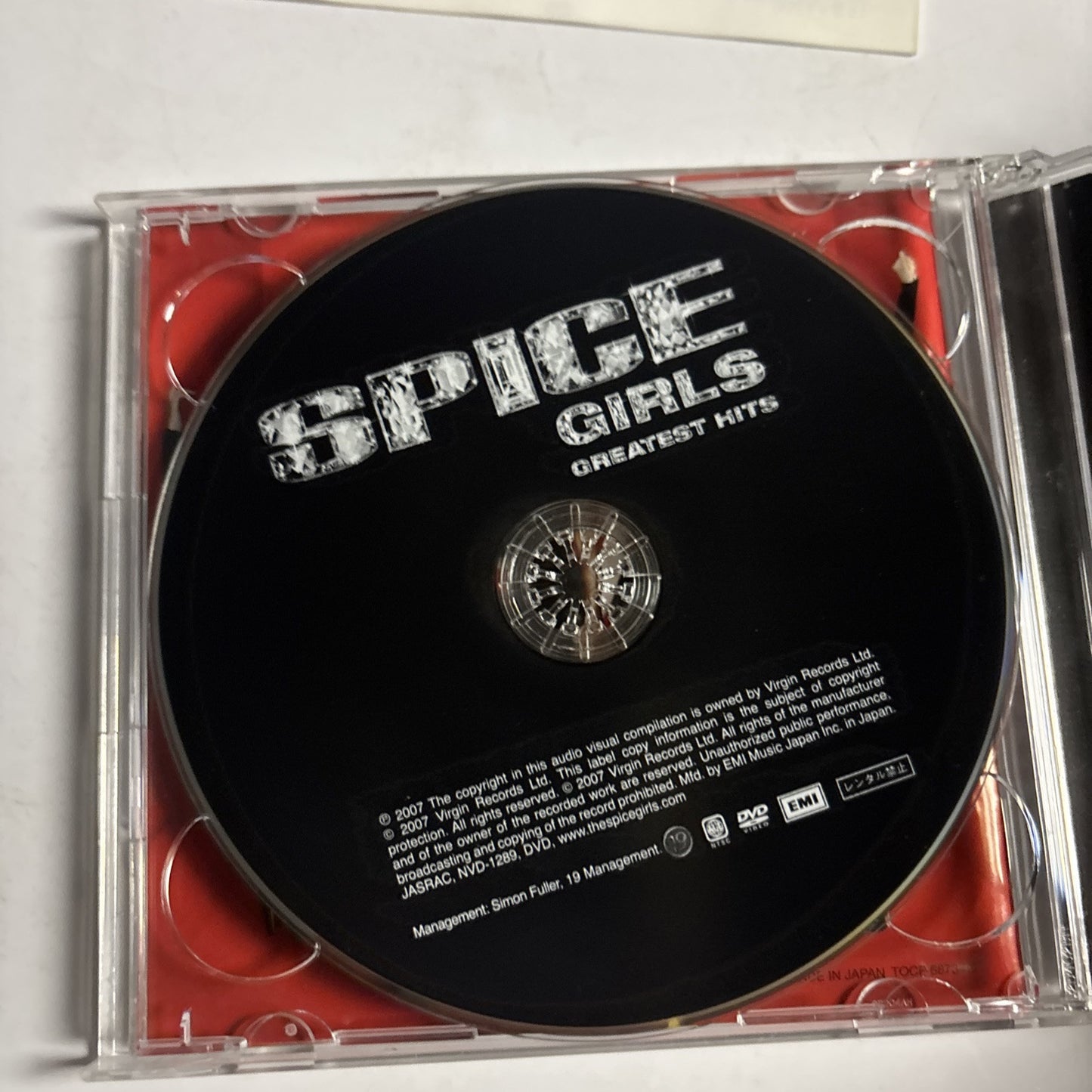 Spice Girls – Greatest Hits (CD + DVD, 2007, 2-Disc) tocp-66734 Japan