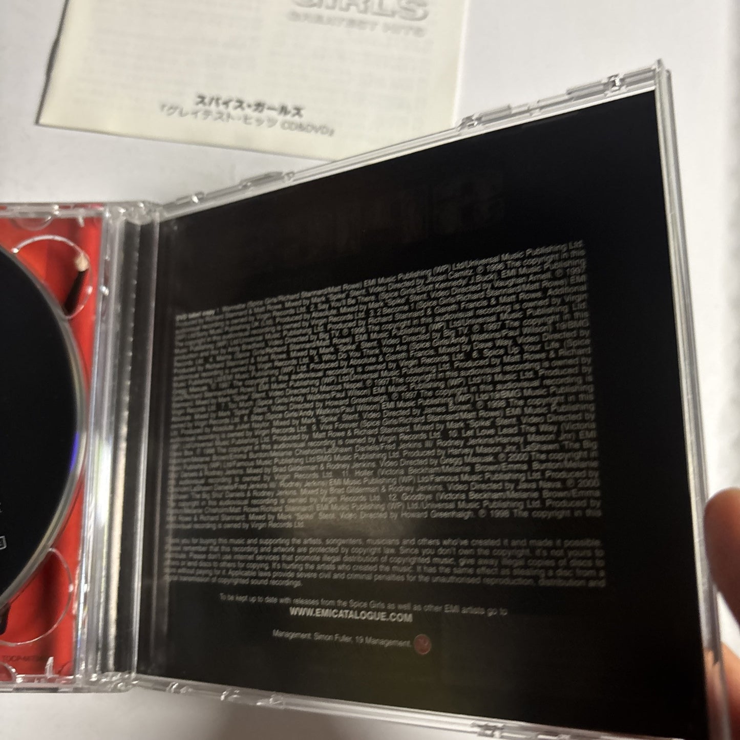 Spice Girls – Greatest Hits (CD + DVD, 2007, 2-Disc) tocp-66734 Japan