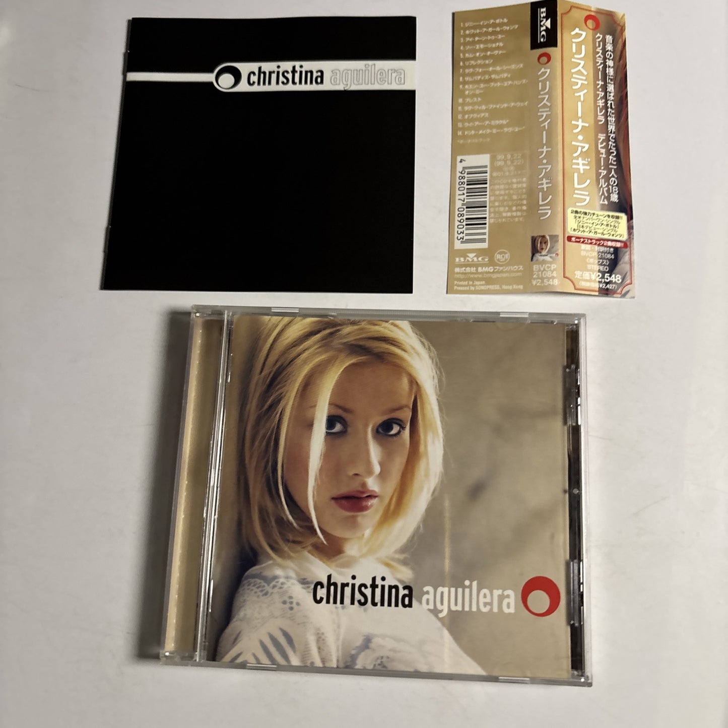 Christina Aguilera – Christina Aguilera (CD, 1999) bvcp-21084 Japan obi