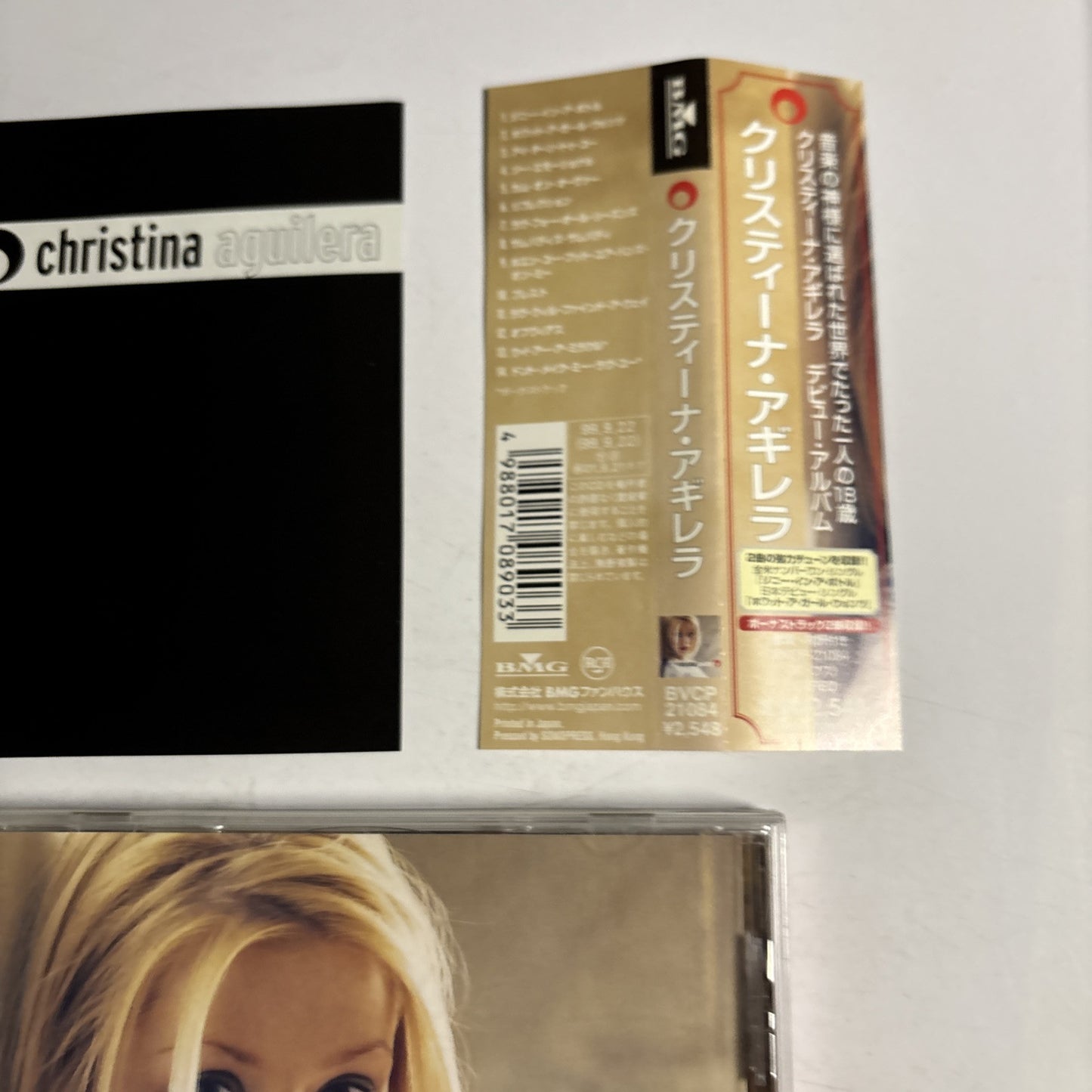 Christina Aguilera – Christina Aguilera (CD, 1999) bvcp-21084 Japan obi