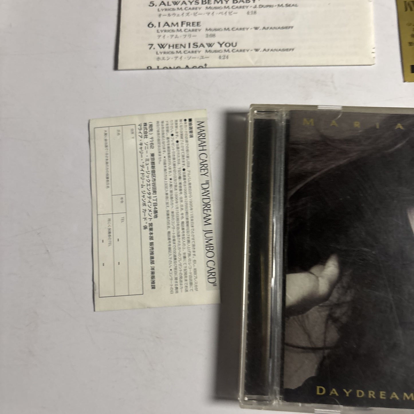 Mariah Carey – Daydream (CD, 1995) srcs-7821 Japan obi