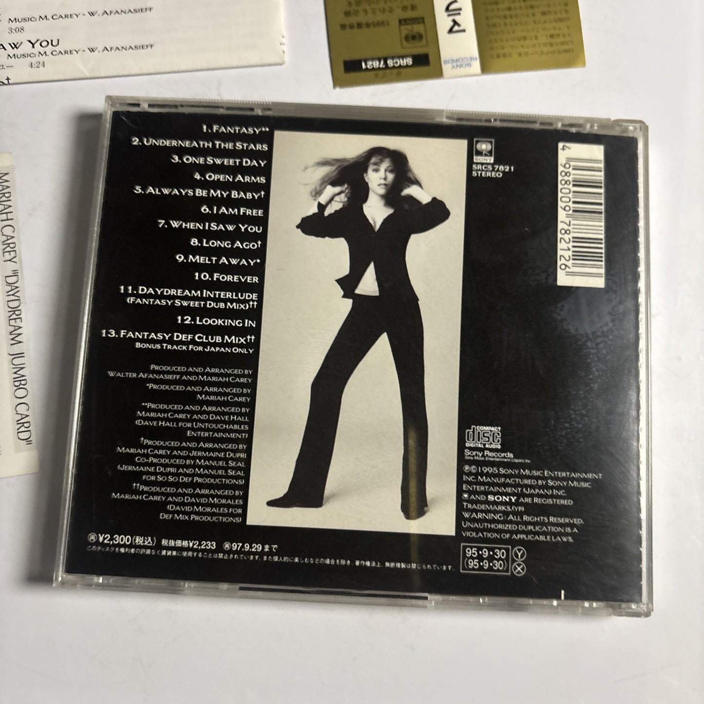Mariah Carey – Daydream (CD, 1995) srcs-7821 Japan obi
