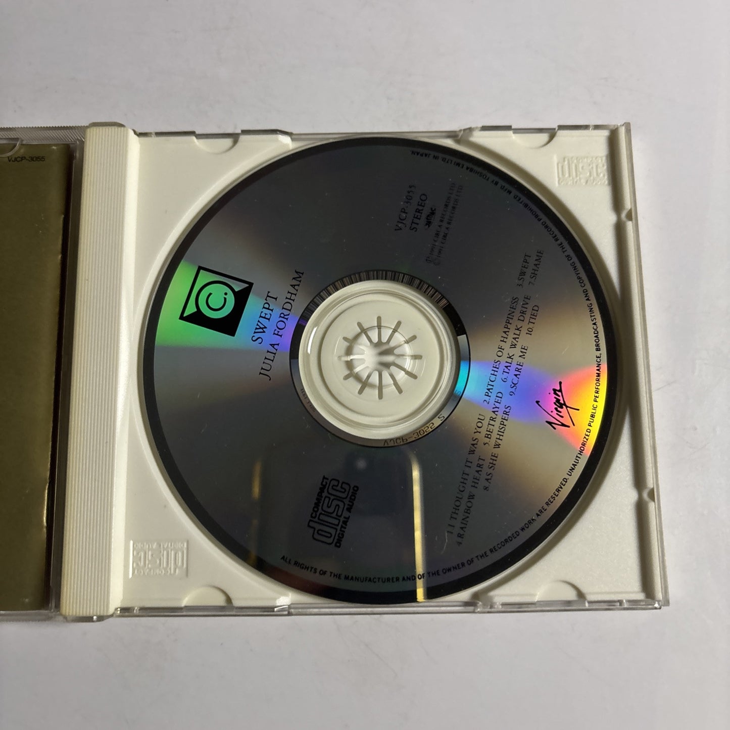Julia Fordham – Swept (CD, 1995) vjcp-3055 Japan obi