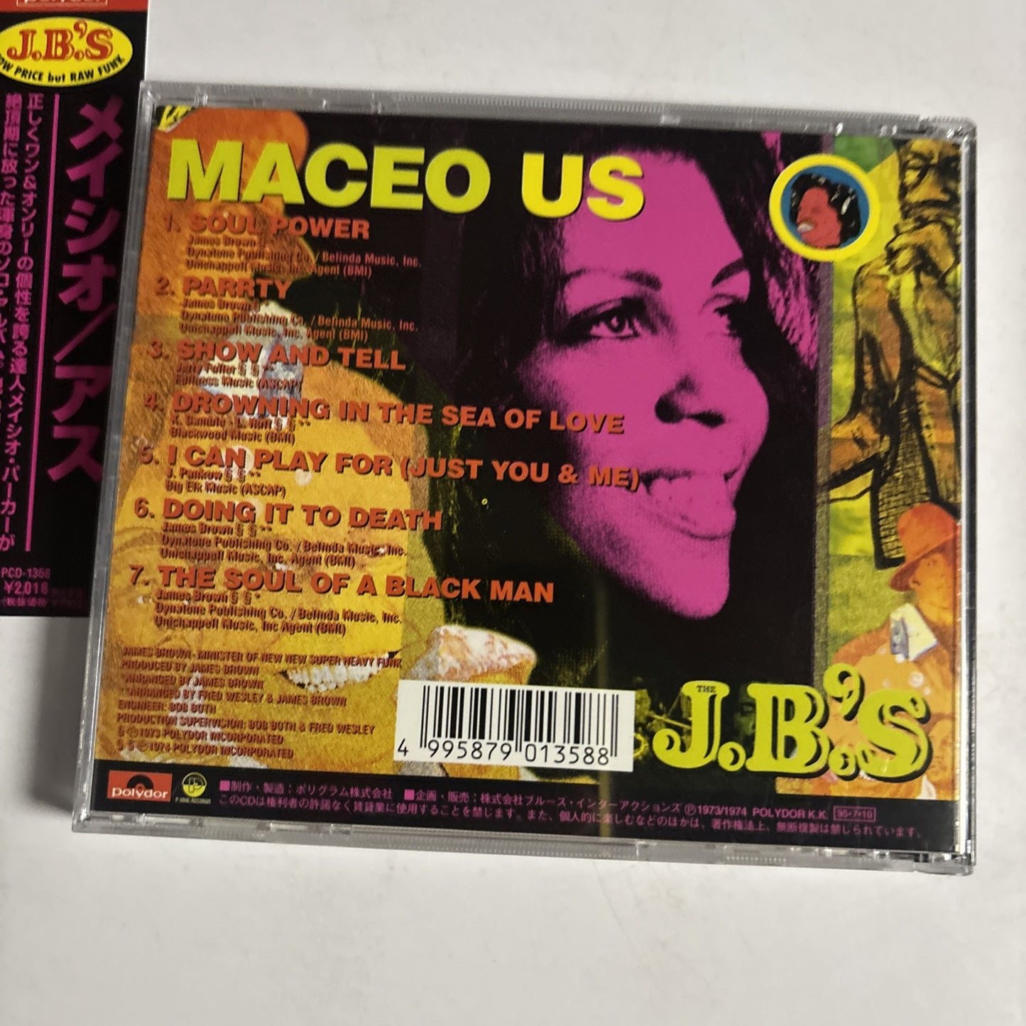 Maceo – Us (CD, 1995) pcd-1358 Japan obi