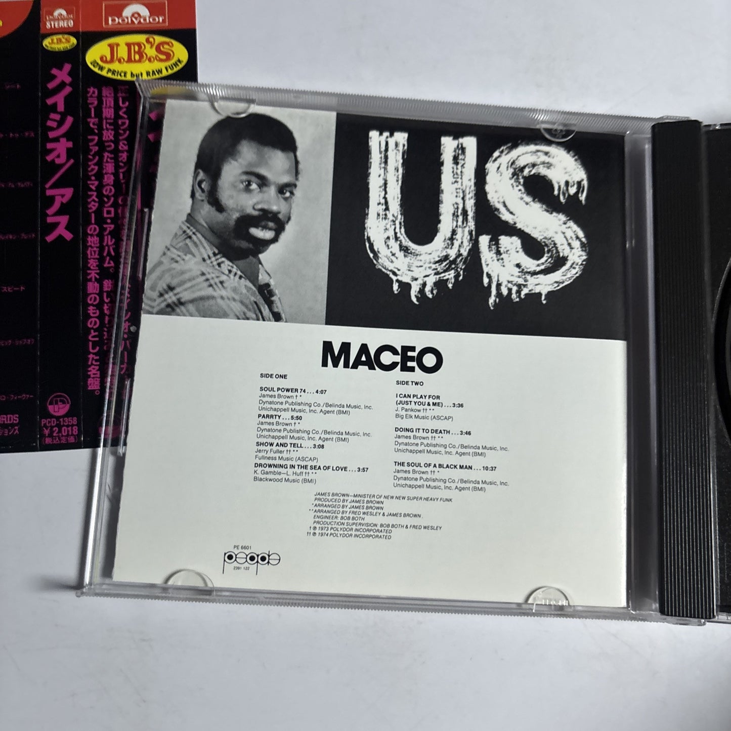 Maceo – Us (CD, 1995) pcd-1358 Japan obi