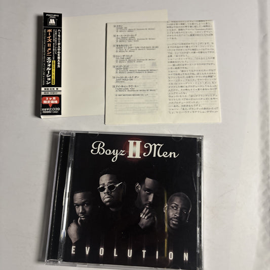Boyz II Men – Evolution (CD, 1997) poct-9015 Japan obi