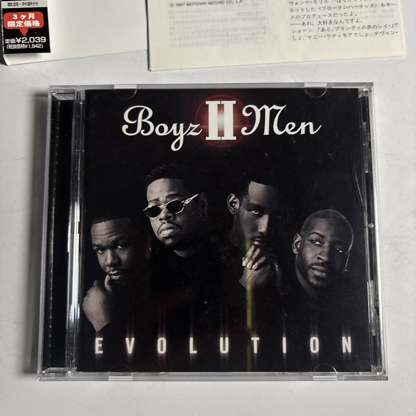 Boyz II Men – Evolution (CD, 1997) poct-9015 Japan obi