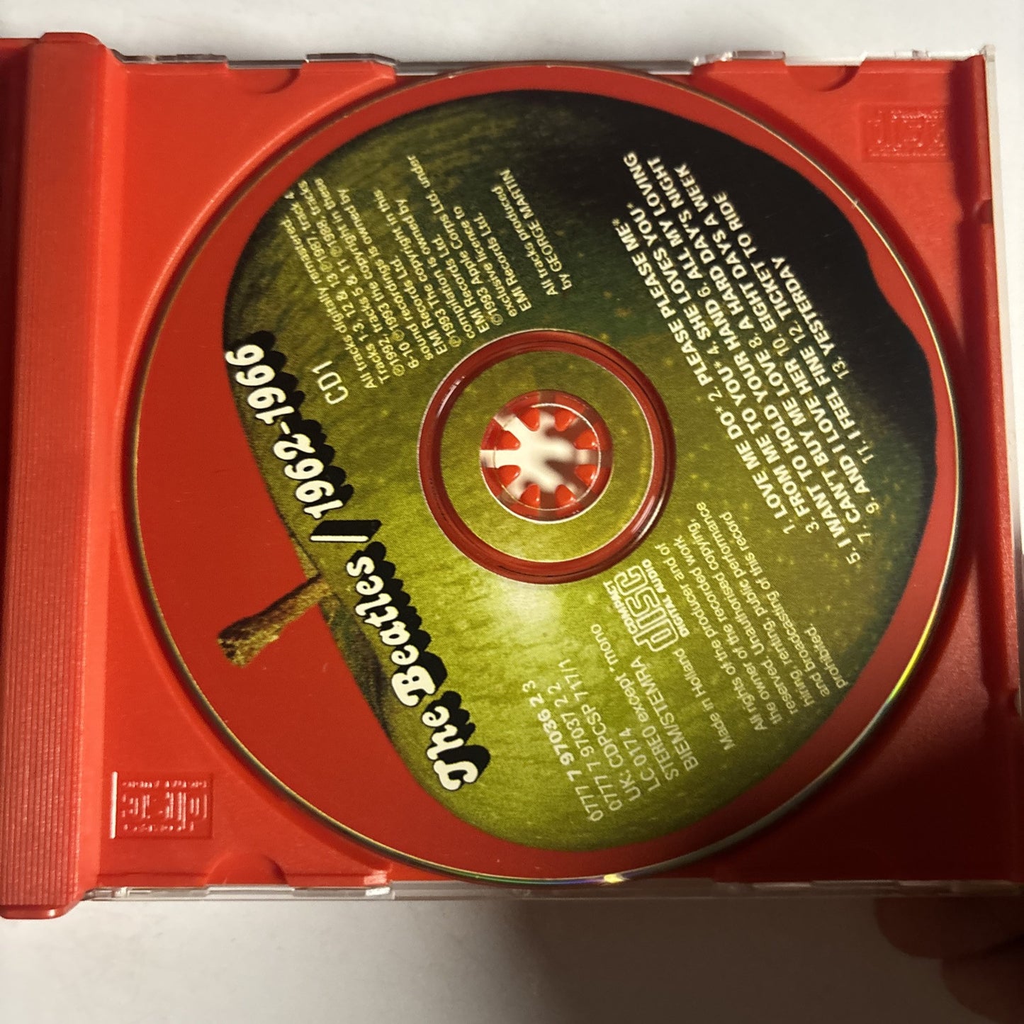The Beatles – 1962-1966 (CD, 1973, 2-Disc) 7 97036 2
