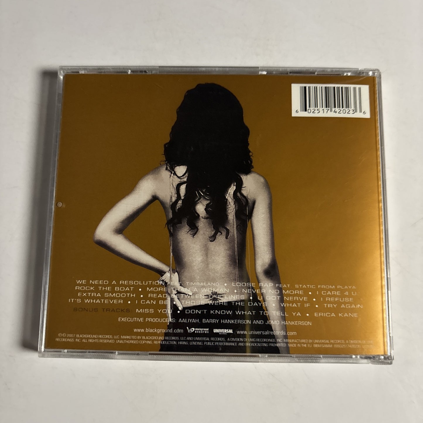 Aaliyah – Aaliyah (CD, 2007)  Germany